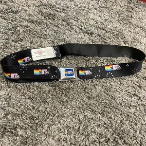 Nyan Cat Buckle Down Belt Seatbelt Buckle